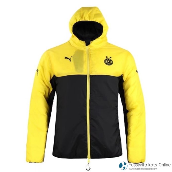 Borussia Dortmund Hoodies Streichgarn 2017-18 Gelb Schwarz Fussballtrikots Günstig